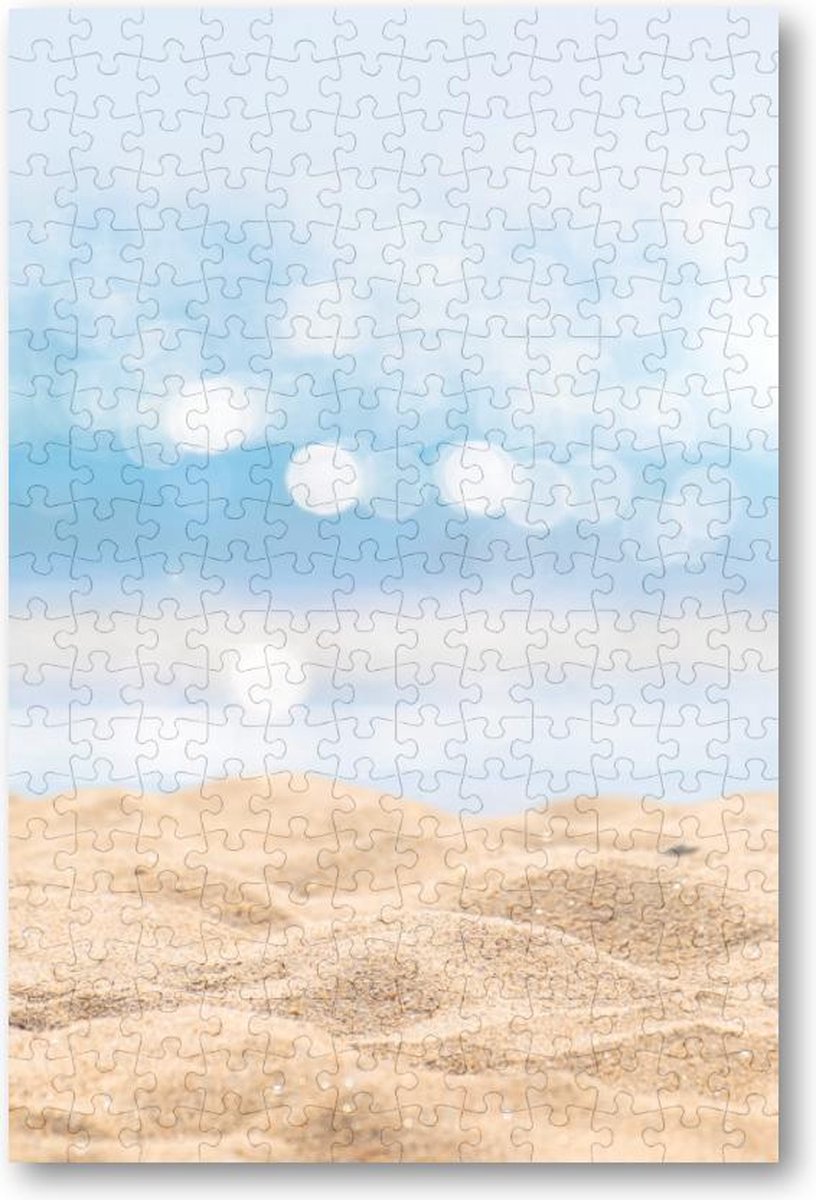 Zeegezicht - Abstract Beach / Strand - 252 Stukjes puzzel voor volwassenen - Landschap - Natuur