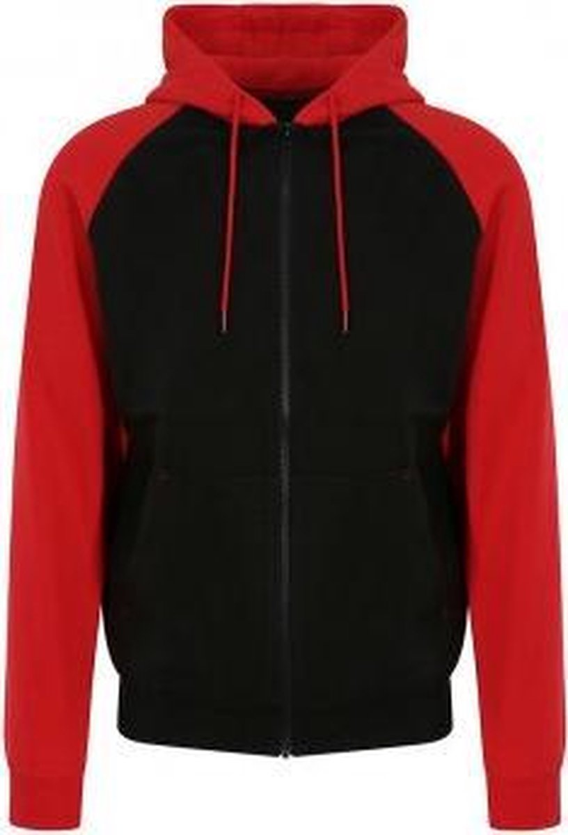 Baseball Hoodie met rits Unisex maat 2XL