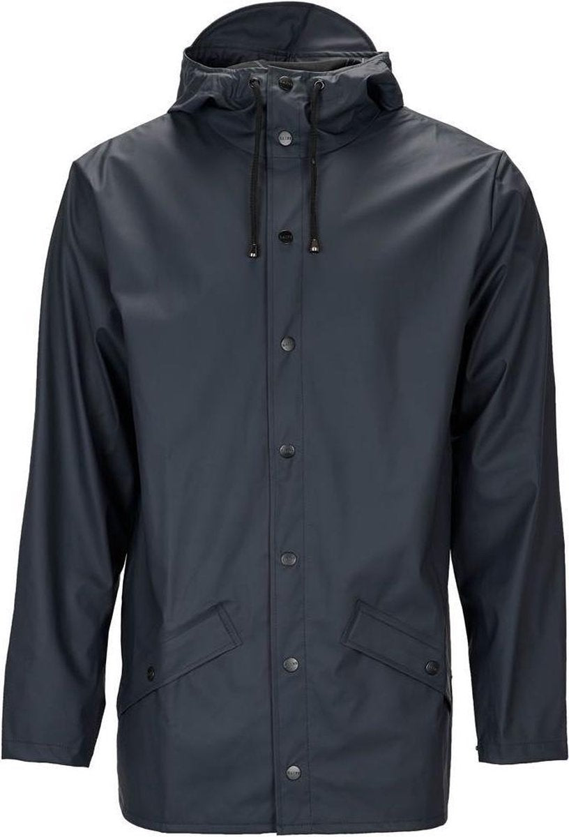 Rains Regenjas - Slim Fit - Blauw - S