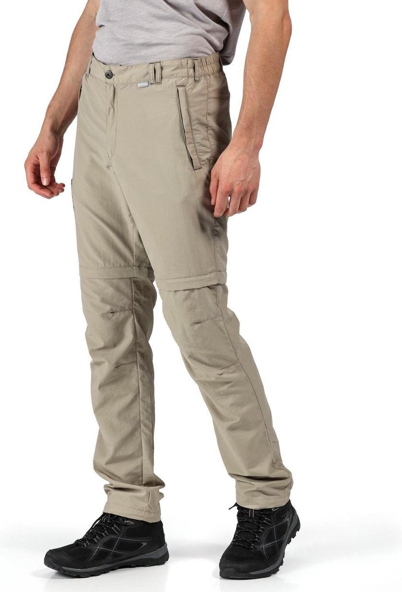 Regatta - Leesville II Zip Off Trousers - Beige - Heren - maat  56