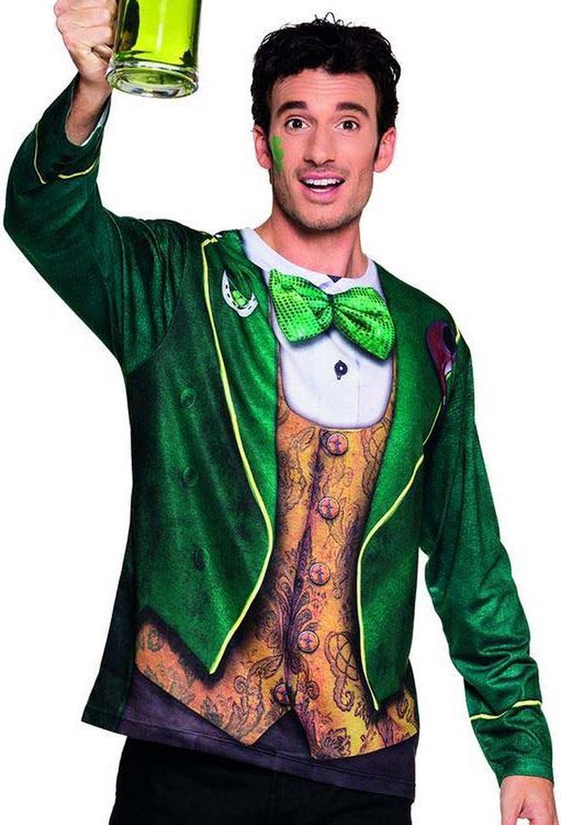 St. Fotorealistisch shirt Irish man (M)