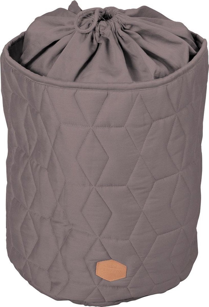Filibabba - Opbergzak - Soft quilt - Dark Grey - One size