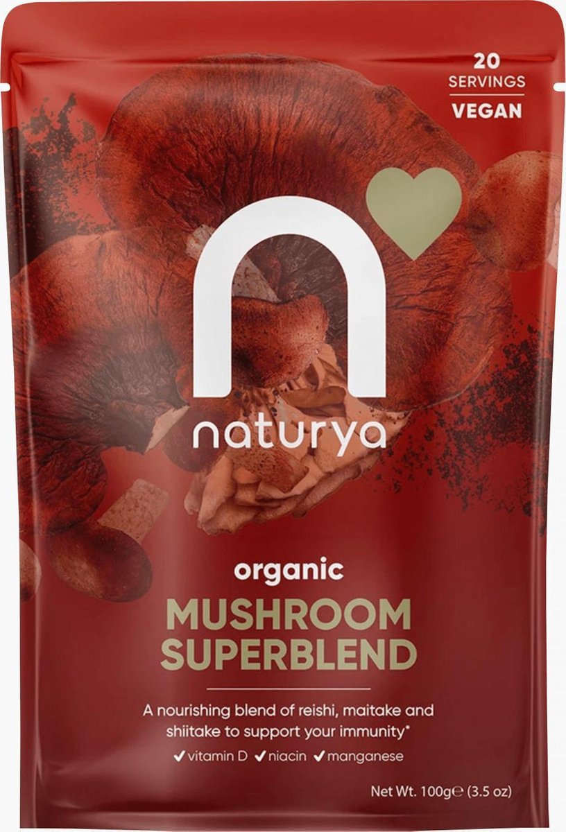 Naturya / Mushroom Paddestoelen SuperBlend Biologisch - 100g