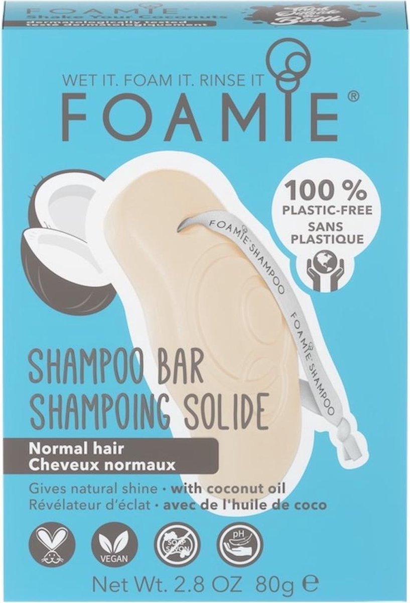 Foamie - Shampoo Bar With Coconut Oil - Stiff Shampoo For Normal Hair