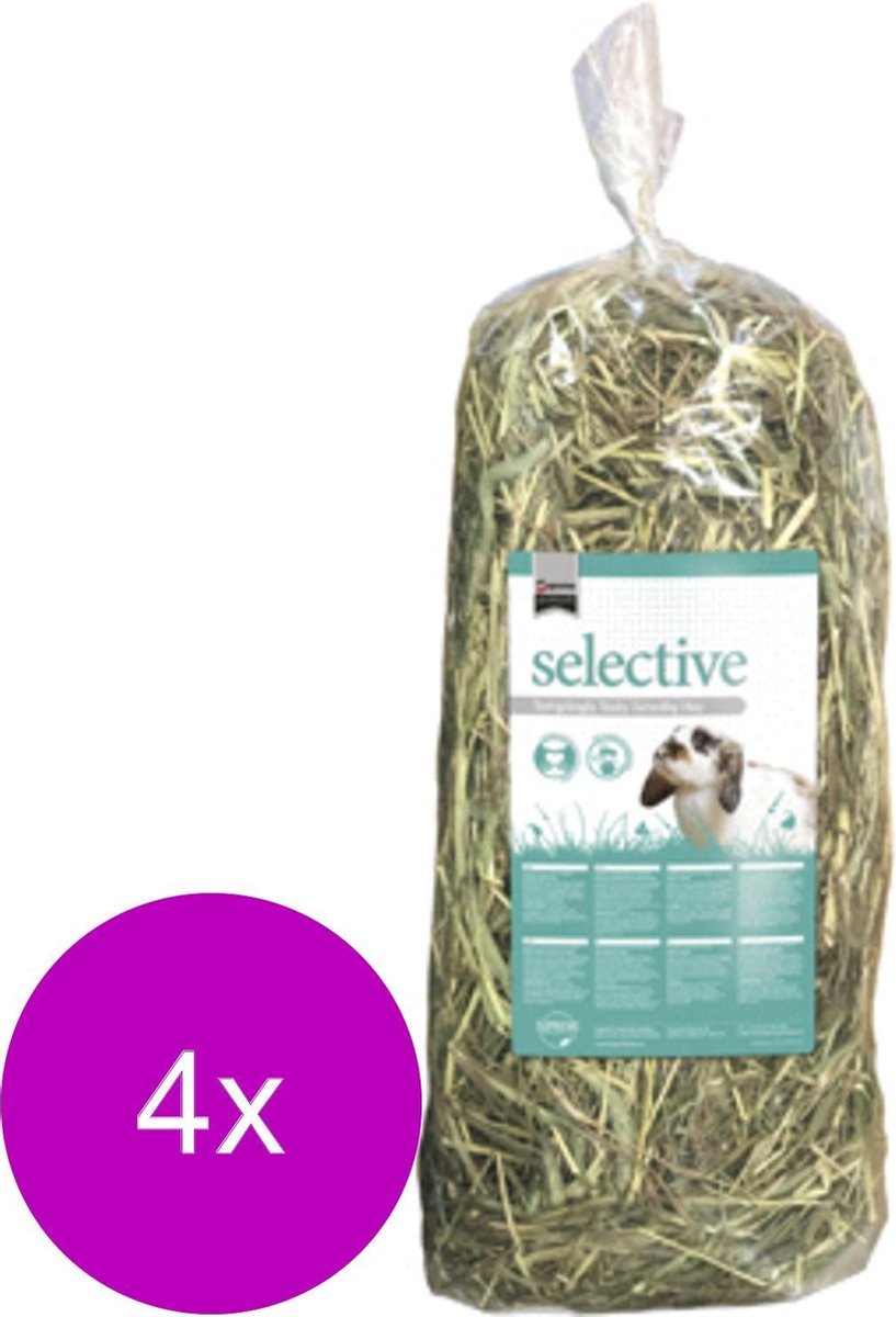 Supreme Selective Timothy Hay - Ruwvoer - 4 x 400 g