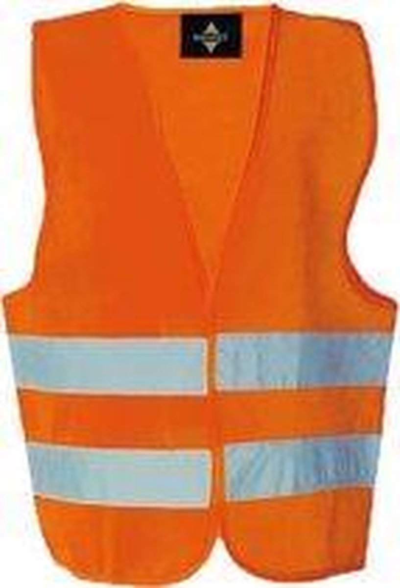 KX200 Korntex Veiligheidshesje kind EN 1150 - Maat XS (4-6 jaar) - Unisex – Oranje