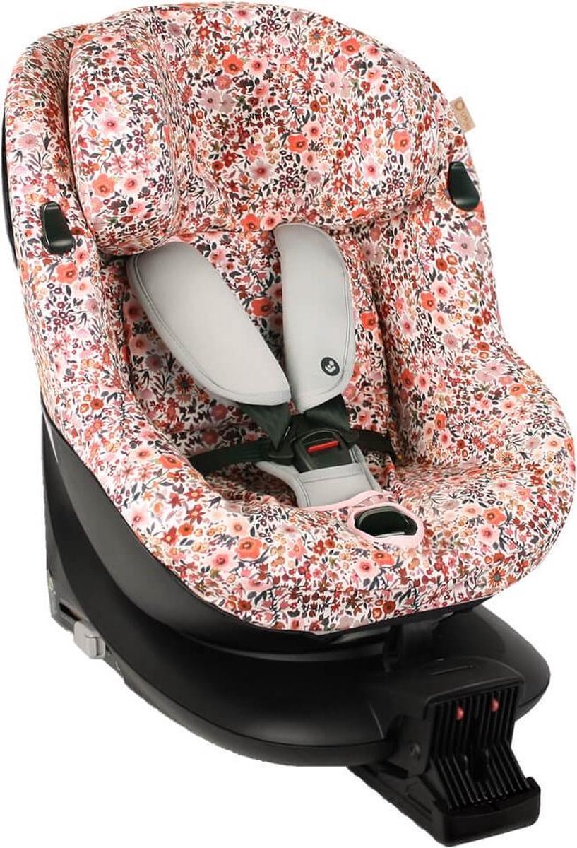 Ukje Maxi Cosi Mica Hoes - Perfecte pasvorm - Roze bloemen