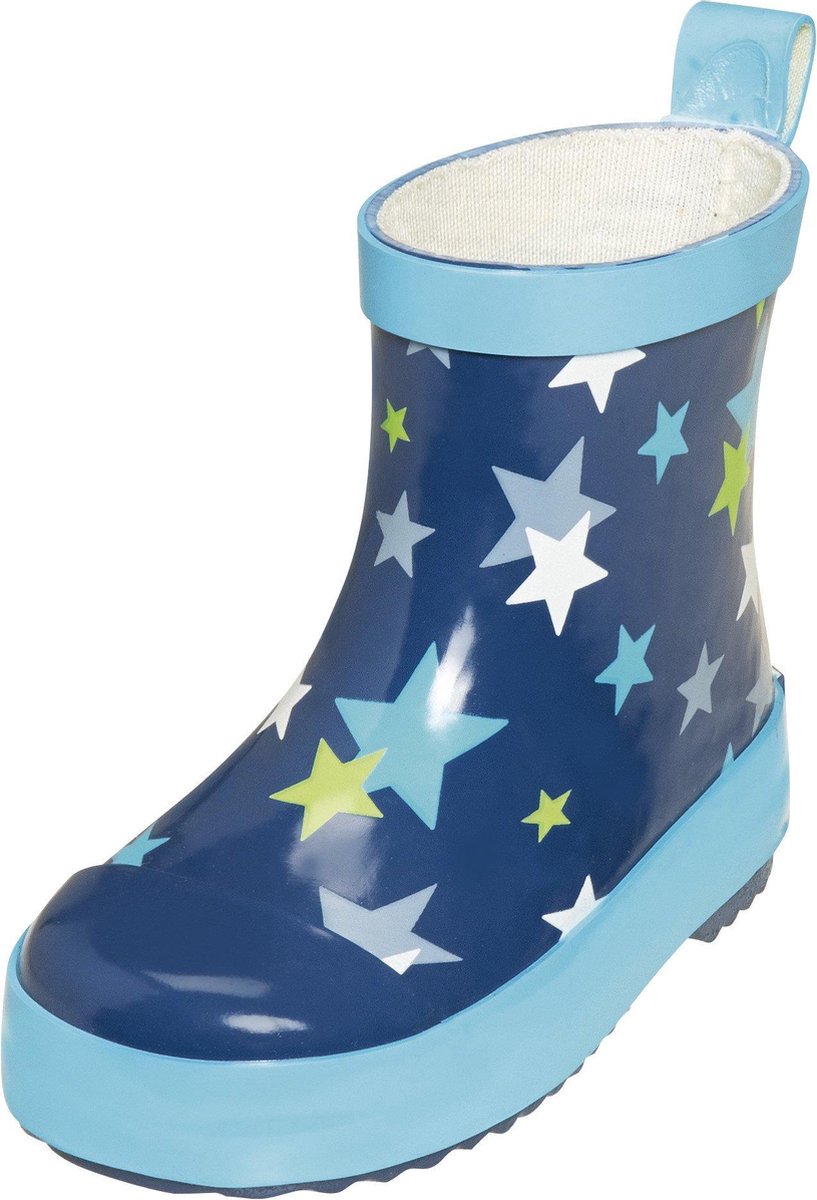 Playshoes Regenlaarzen Kinderen Sterren - Blauw - Maat 21