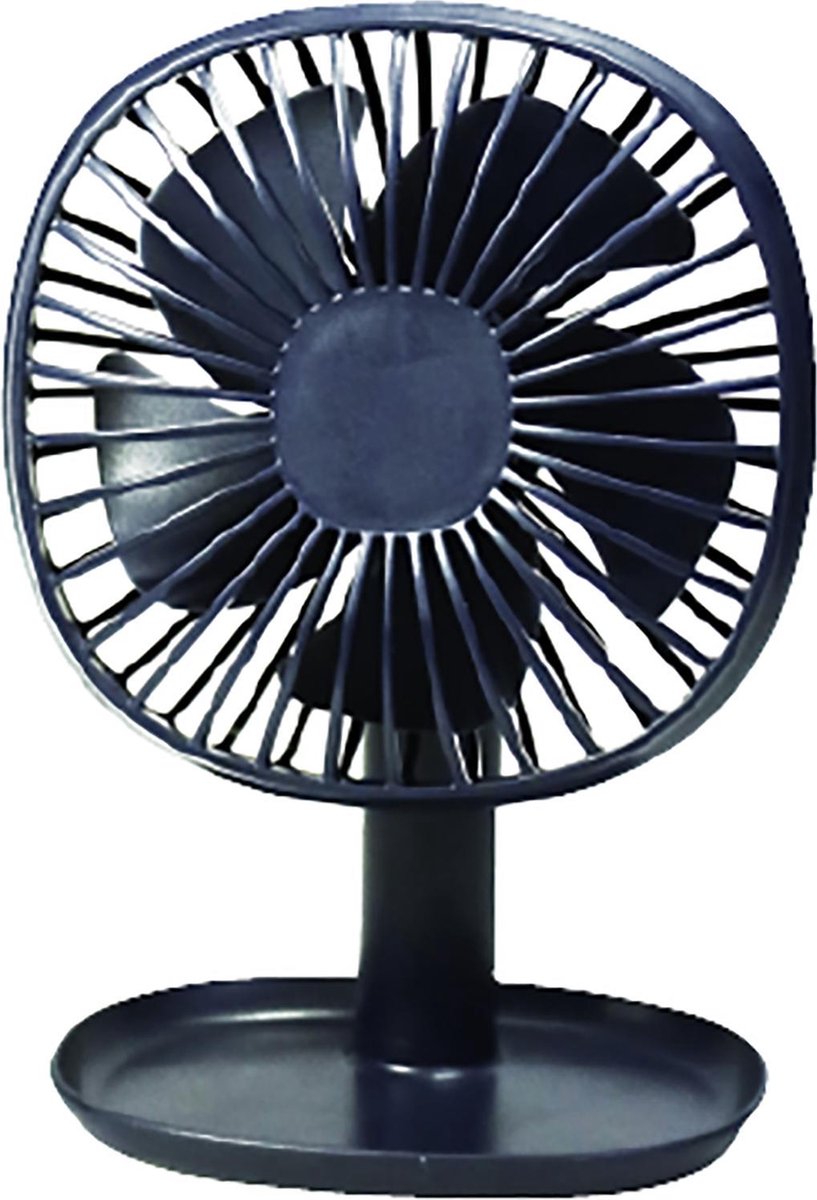 Guardo ventilator - oplaadbaar via USB - Blauw