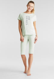 Esprit - Anie - Pyjama - 020EF1Y311 - Light Aqua Green - 40