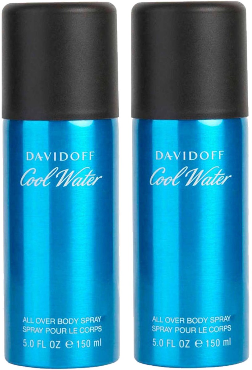 Davidoff Cool Water for men 2x deospray 150 ml = 300 ml - Bundelvoordeel