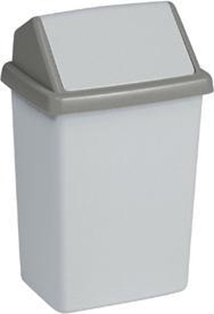 Allibert Eclipse afvalbak 10 L - grijs-graniet
