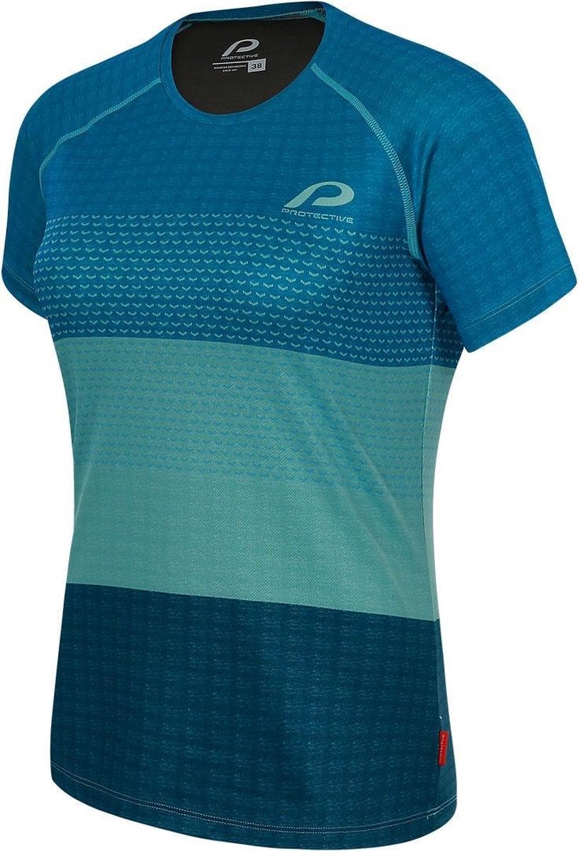 Protective Fietsshirt P-shade Dames Polyester Blauw Maat 46