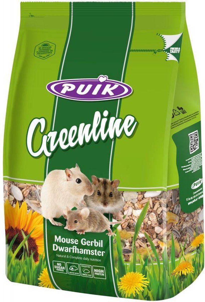 10x Puik Greenline Muis