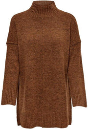 Onlelaina l/s long pullover Ginger bread/Melange