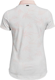 UA Iso-Chill SS Polo-White / Beta Tint / Jet Gray maat: XS    dames > golf kleding > tops > polo