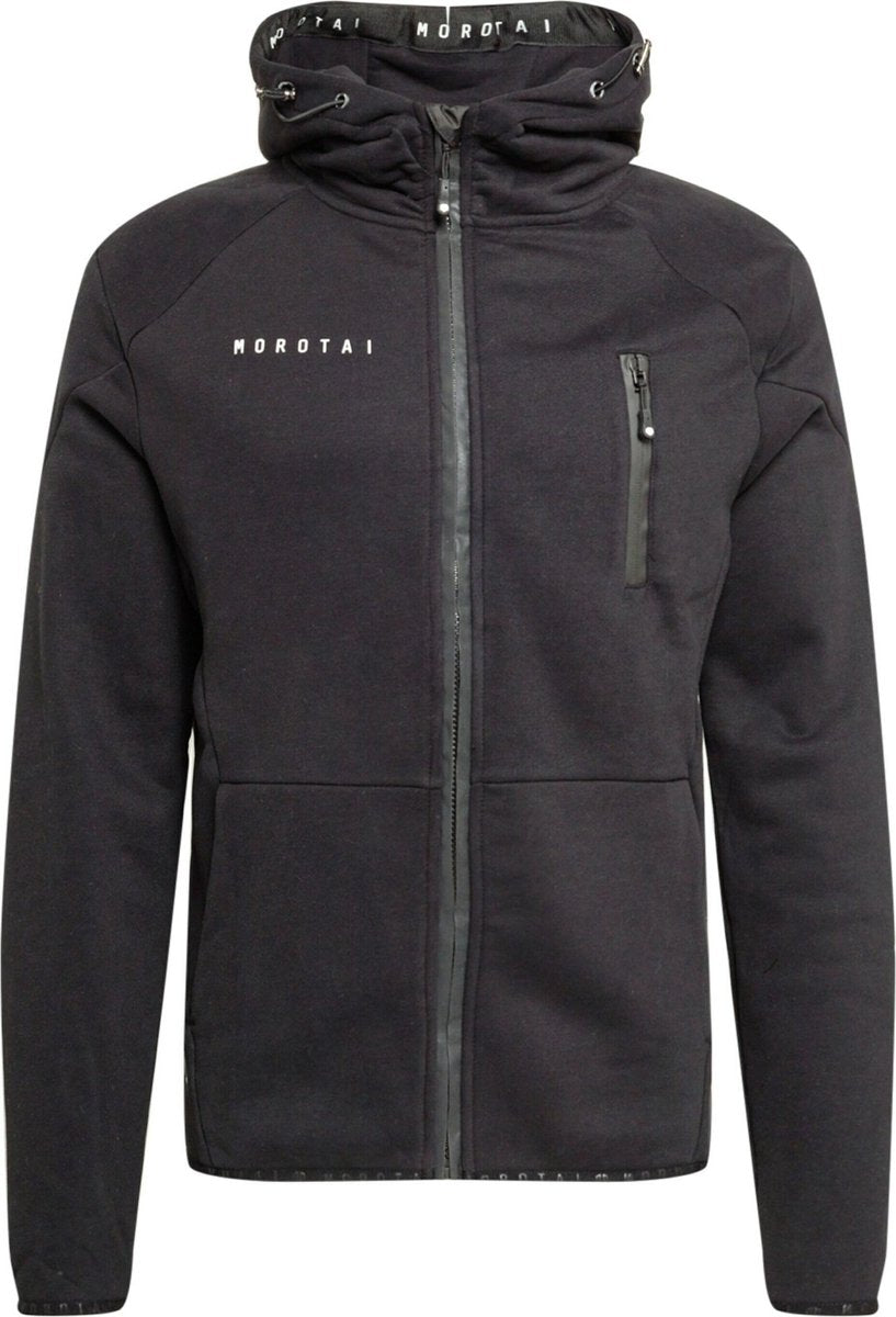 Morotai sportsweatvest neo zip Zwart-M