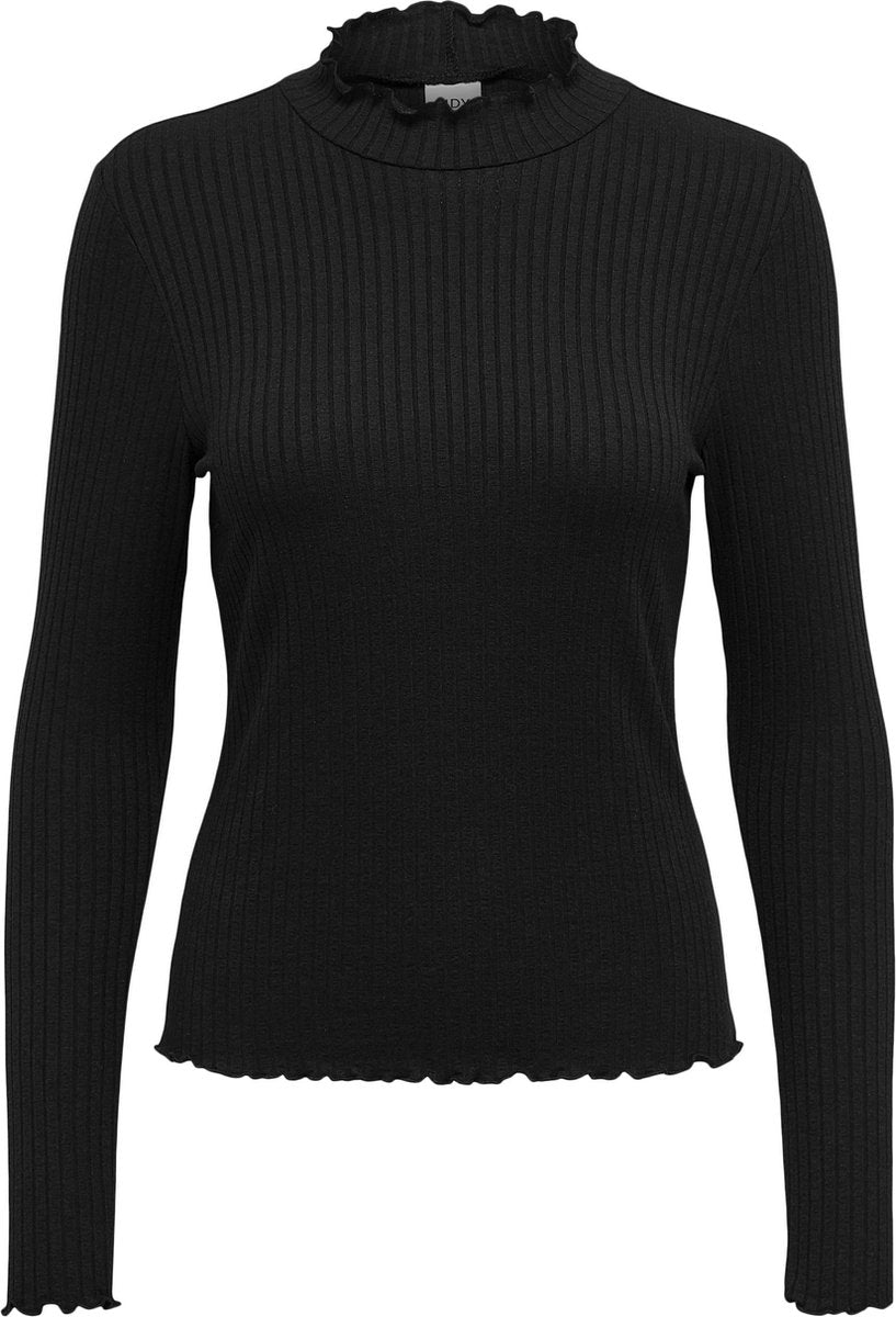 JdY JDYFRANSISKA L/S RIB TOP JRS Dames Top - Maat XS