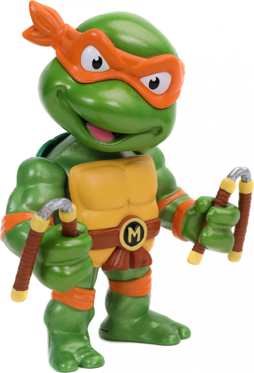 Jada Speelfiguur Turtles Michelangelo 10 Cm Die-cast Groen