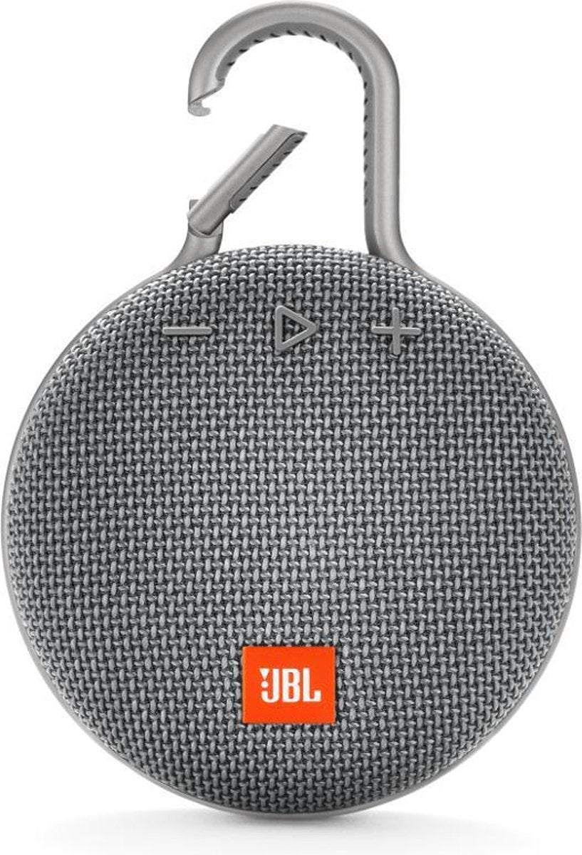 JBL Clip 3 Grijs - Draagbare Bluetooth Mini Speaker