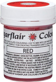 Sugarflair Chocolade Kleurstof - Rood - 35g