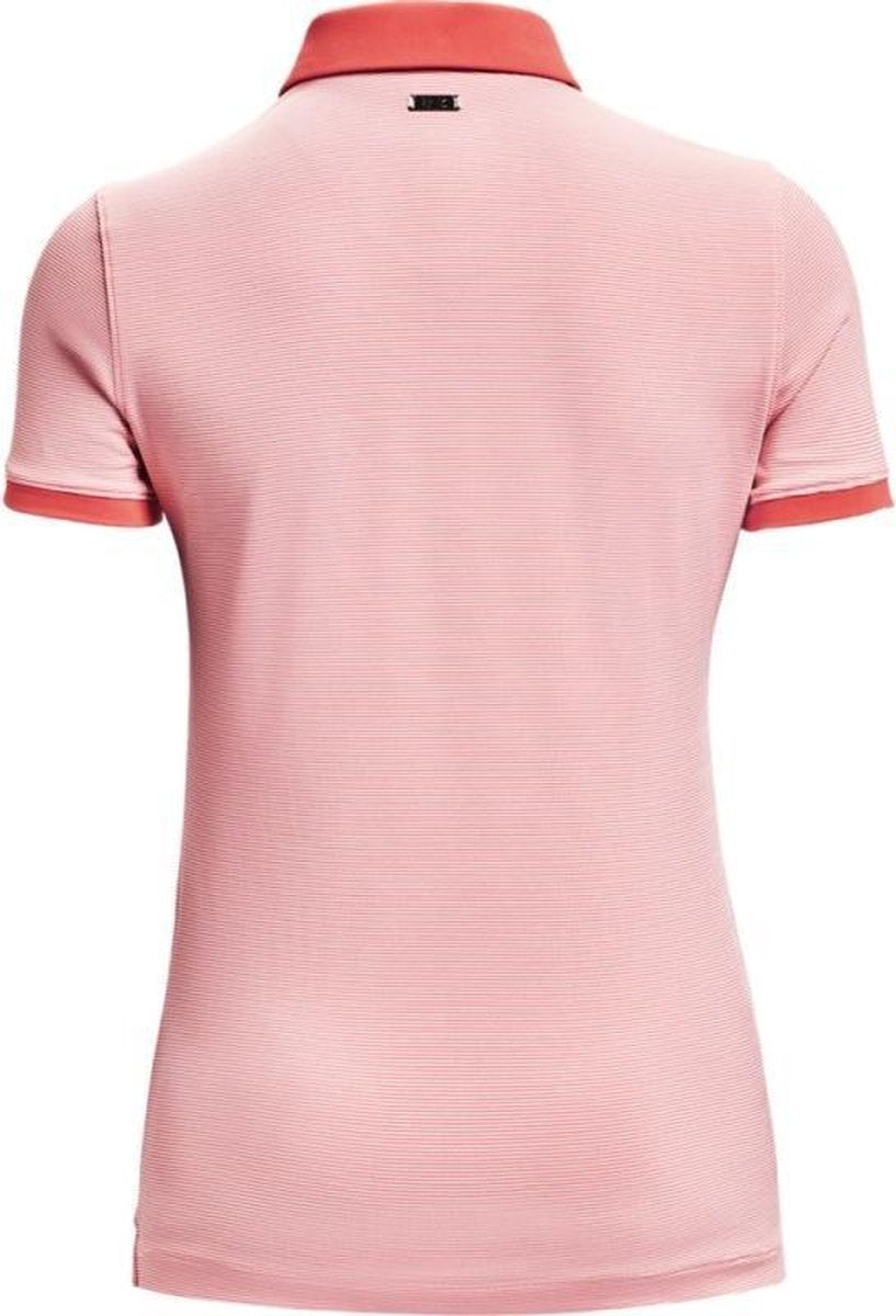 UA Zinger SS Novelty Polo-Beta Tint / Venom Red / Jet Gray maat: M    dames > golf kleding > tops > polo