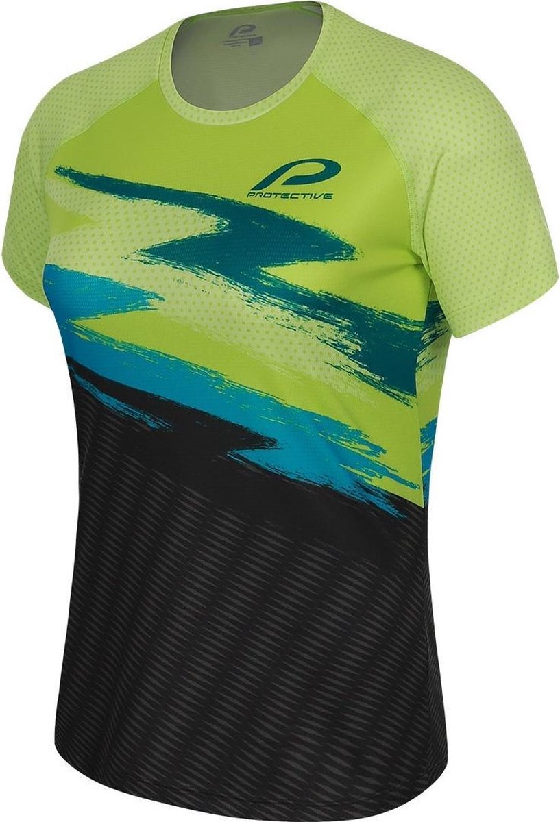Protective Fietsshirt P-on Acid Dames Polyester Groen Maat 44
