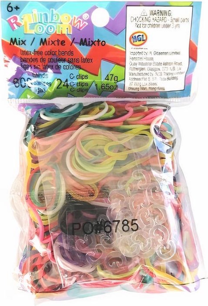 Loom Loombandjes Rainbow Junior Rubber 625-delig