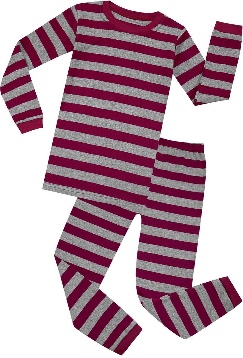 Elowel - Jongen en Meises Gestreepte Pyjama