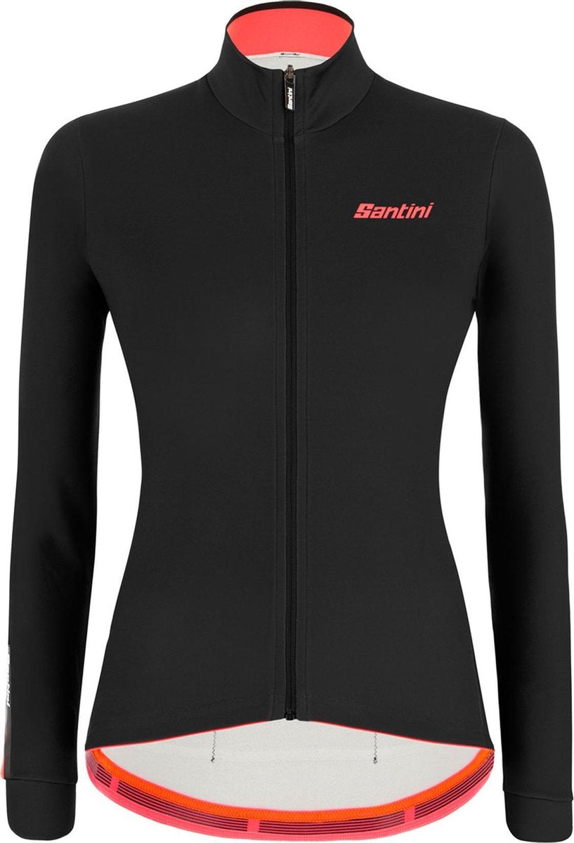 Santini Santini Colore Fietsshirt - Maat L  - Vrouwen - zwart