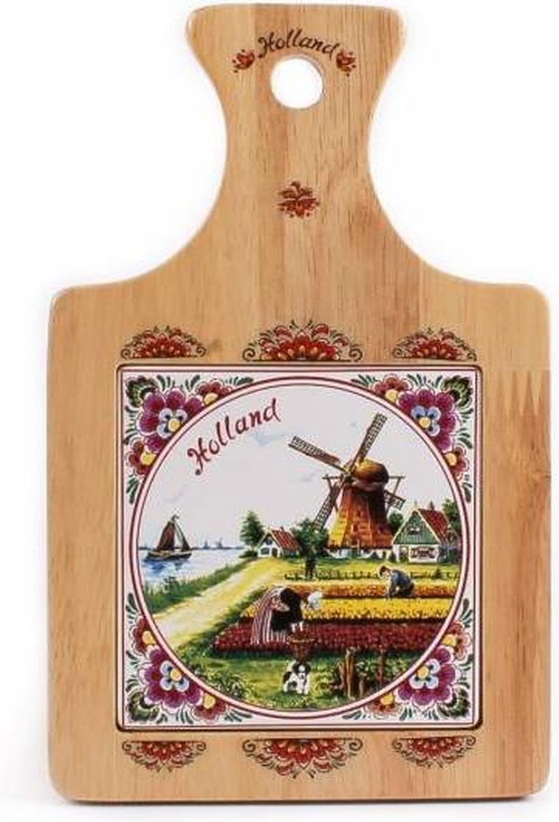 Kaasplank 22 X 14 Cm Color Holland - Souvenir