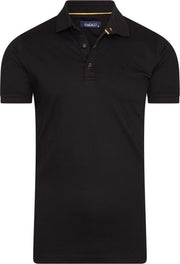 Ferlucci - Exclusieve Heren Polo - Stretch - Model Garda - Zwart