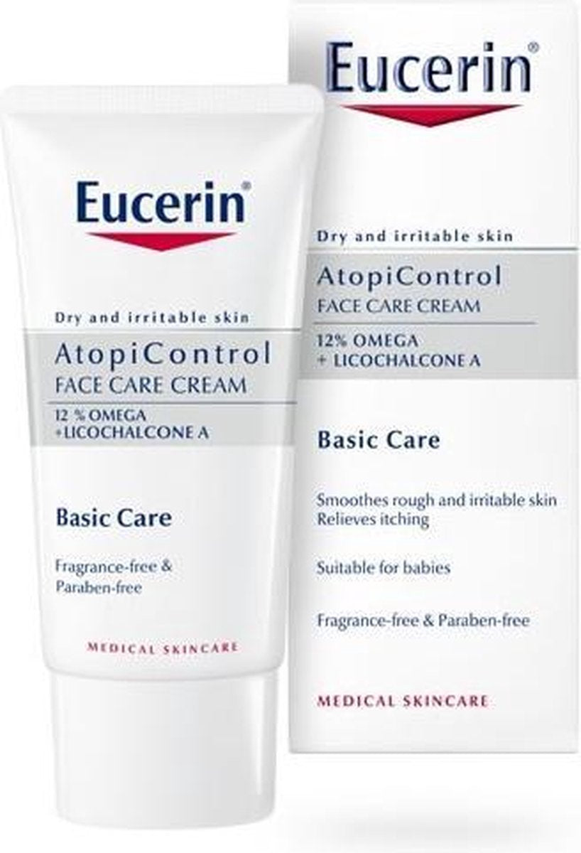 Eucerin Atopicontrol Face Care Cream Dry And Irritated Skin 50ml