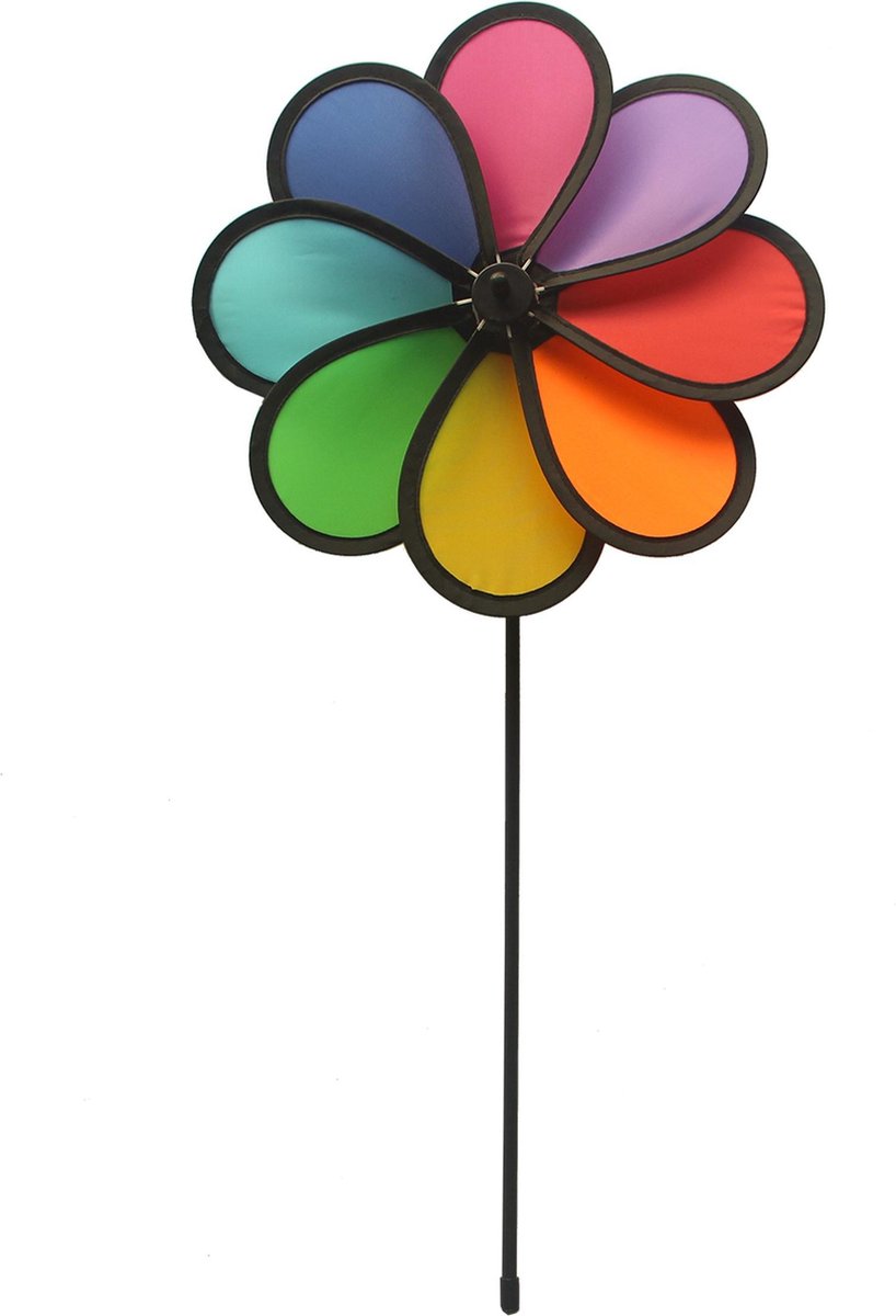 Rhombus Flower Regenboog Windvanger 42 cm