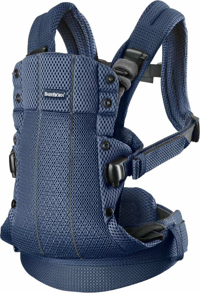 BABYBJÖRN Draagzak Harmony - Marineblauw 3D Mesh