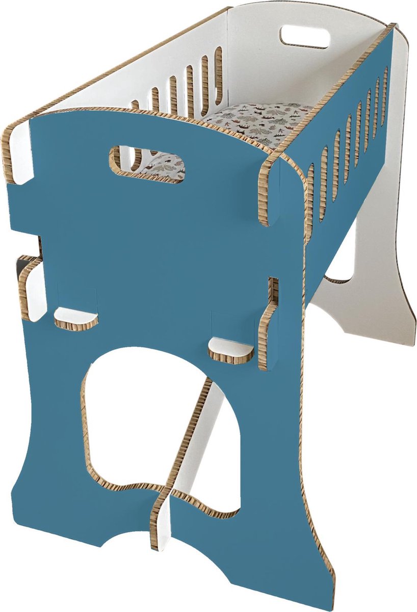 KarTent - Babywieg van Duurzaam Honingraat - Babykamer - Donker Blauw - Duurzaam karton - CE gekeurd