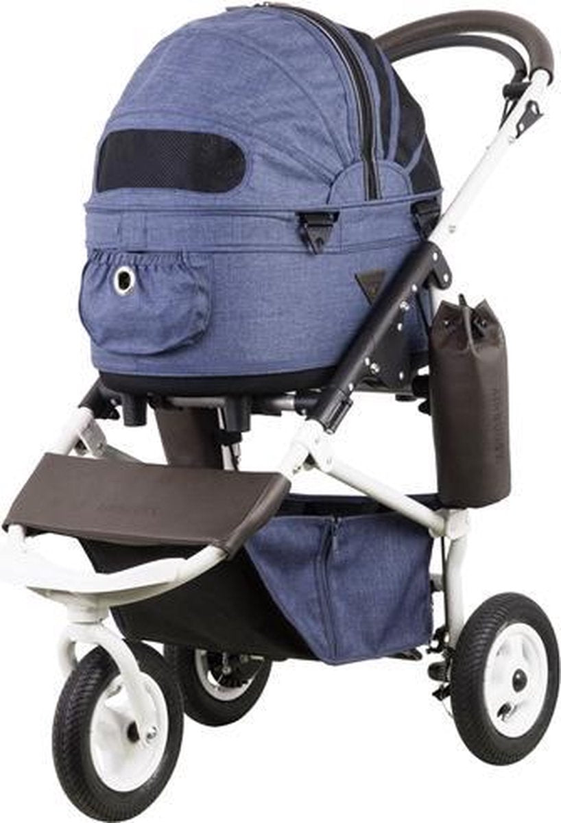 Airbuggy hondenbuggy dome2 sm met rem earth blauw - 53x31x52 cm / 96x53