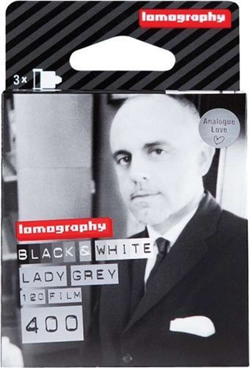 Lomography Lady Grey 400/120 - pakje van 3