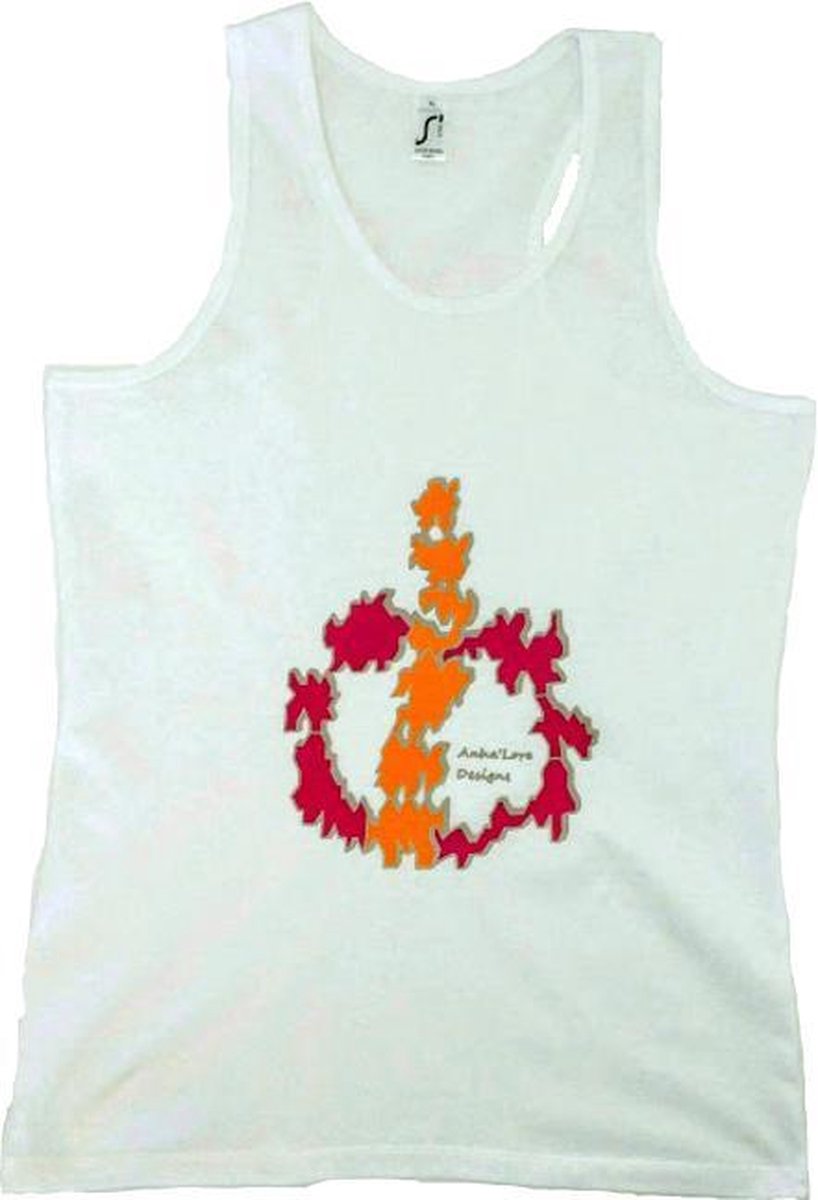 Anha'Lore Designs - Tribal - Tanktop - Wit - XL