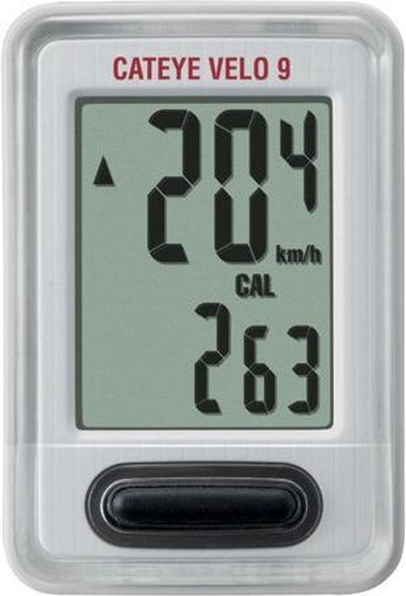 Cateye CC-VL820 Velo 9 - Fietscomputer - Bedraad - Wit