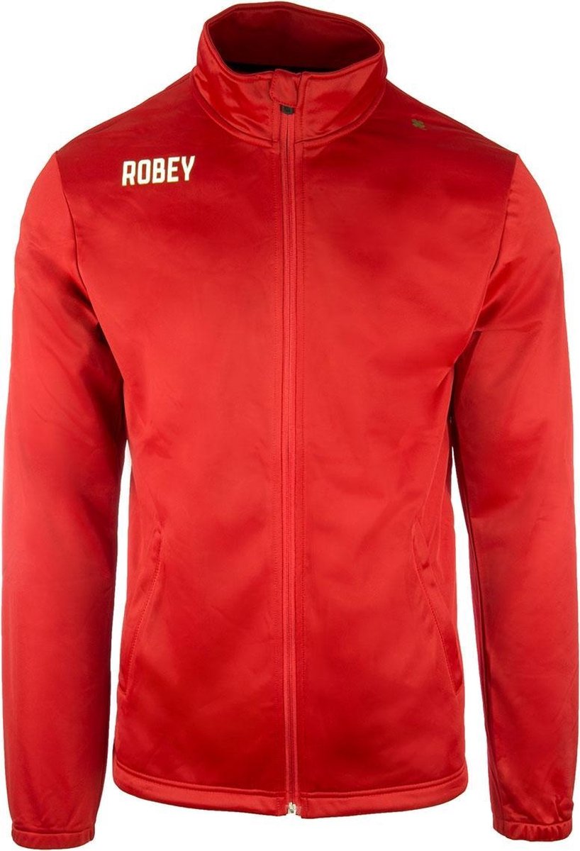 Robey Premier Trainingsjack - Voetbaljas - Red - Maat XXXL