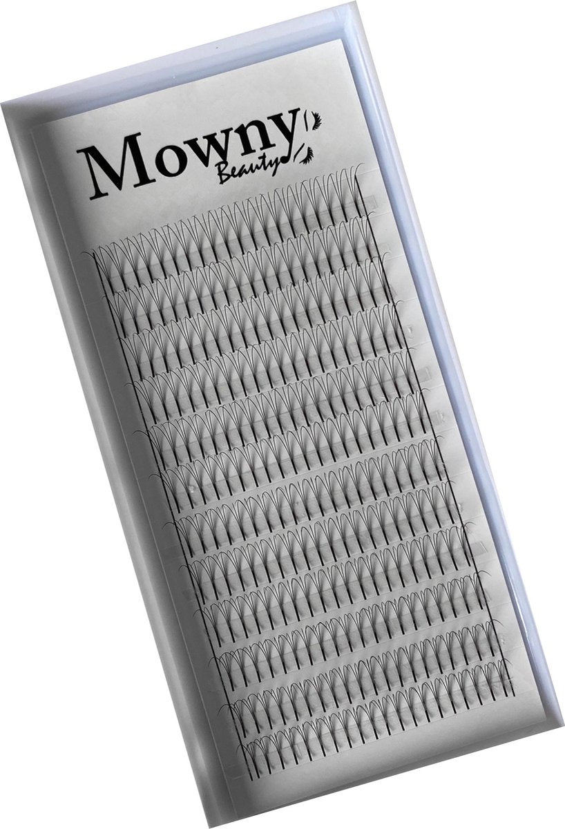 Mowny - wimperextensions 10mm - wimpers - extensions - Russisch volume - premade fans - 3D extensions
