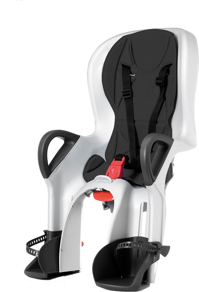 OK Baby 10+ fietsstoeltje wit/zwart
