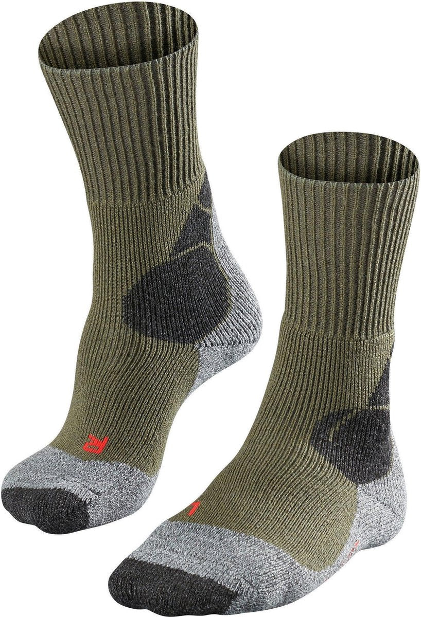 FALKE TK4 Heren Wandel Sok 16487 - Groen 7830 olive Heren - 46-48