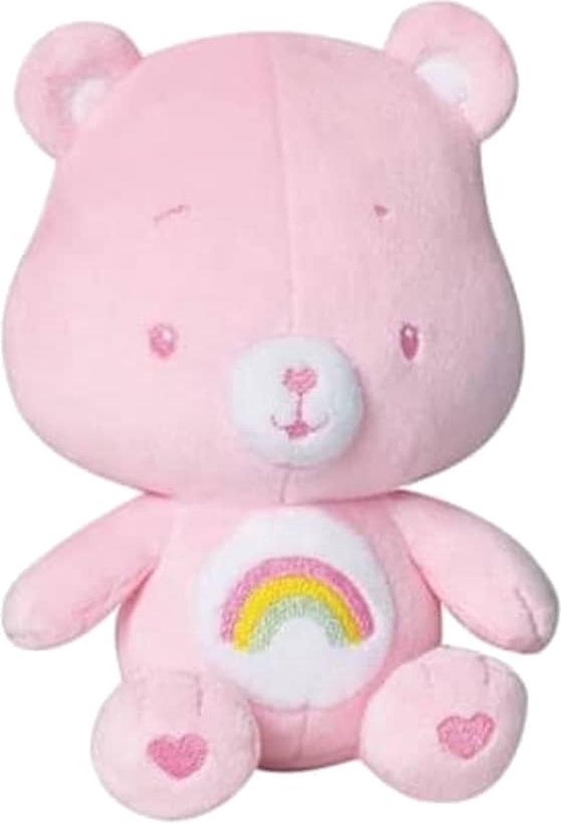 Jemini Knuffelbeertje Rammelaar Pluche Meisjes Roze 16 Cm