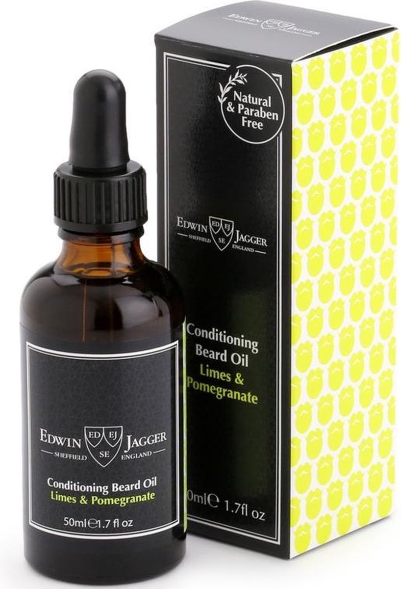 Edwin Jagger - Baardolie Lime & Pomegranate