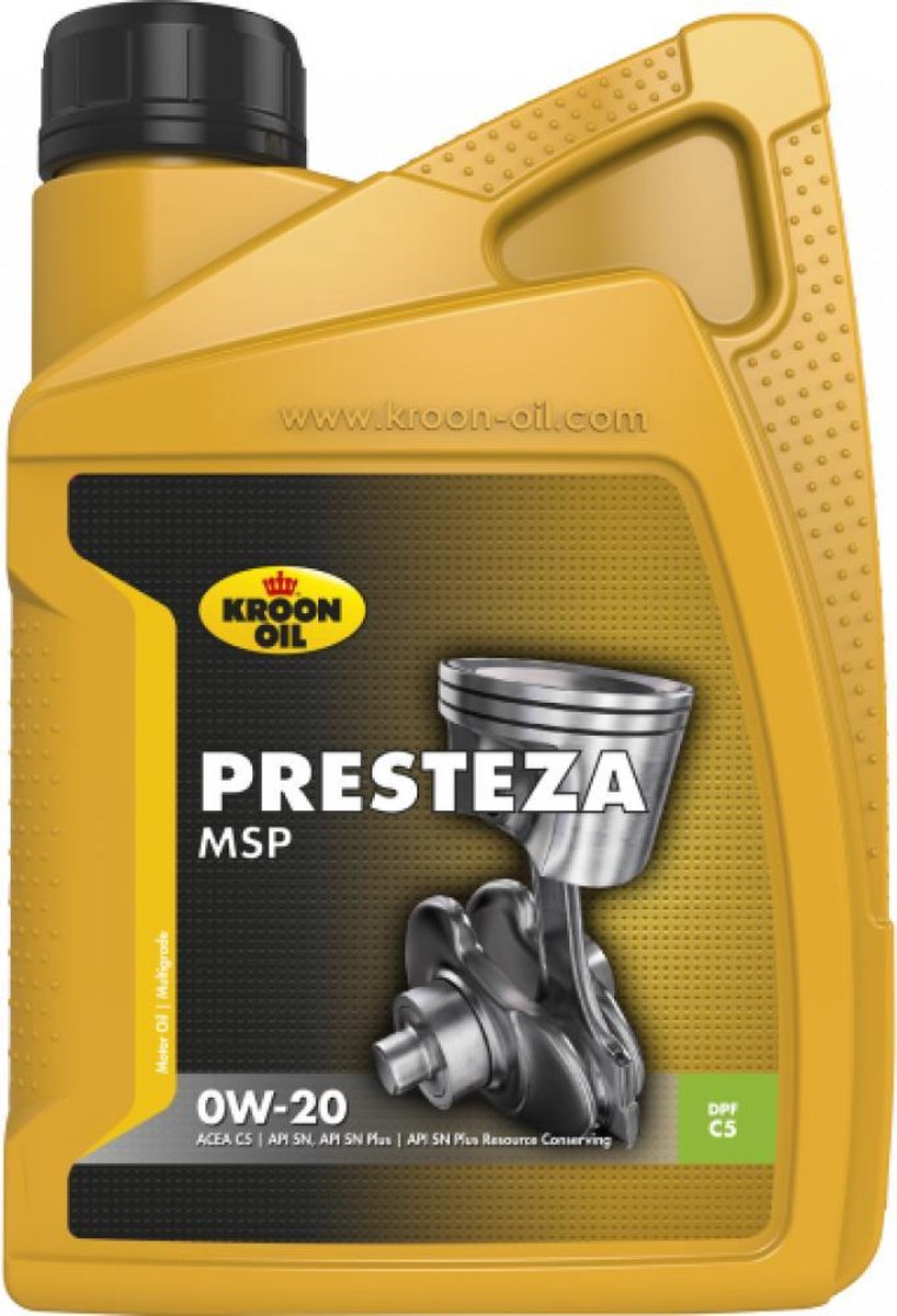 Kroon-Oil Motorolie Presteza MSP 0W-20 - 1 Liter