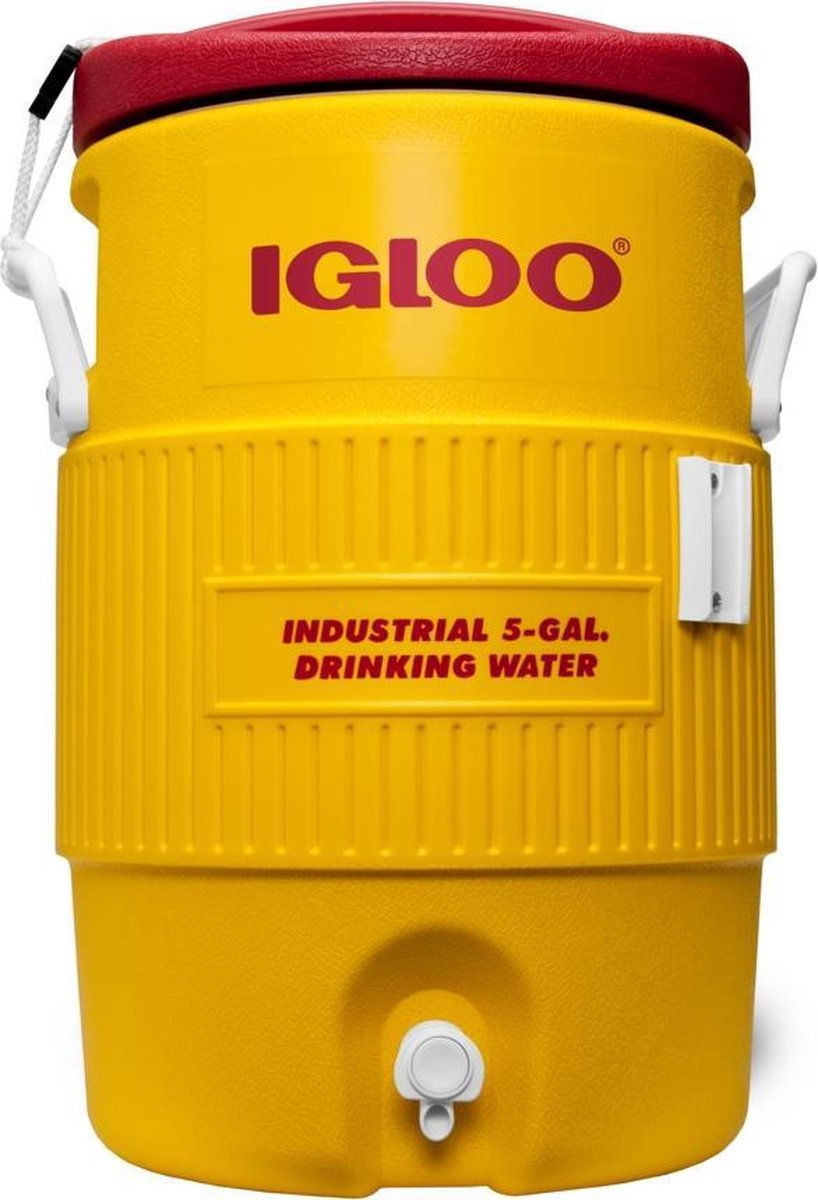 Igloo 5 Gallon 400 Series - Drankdispenser / Drankkoeler - 18 Liter - Geel