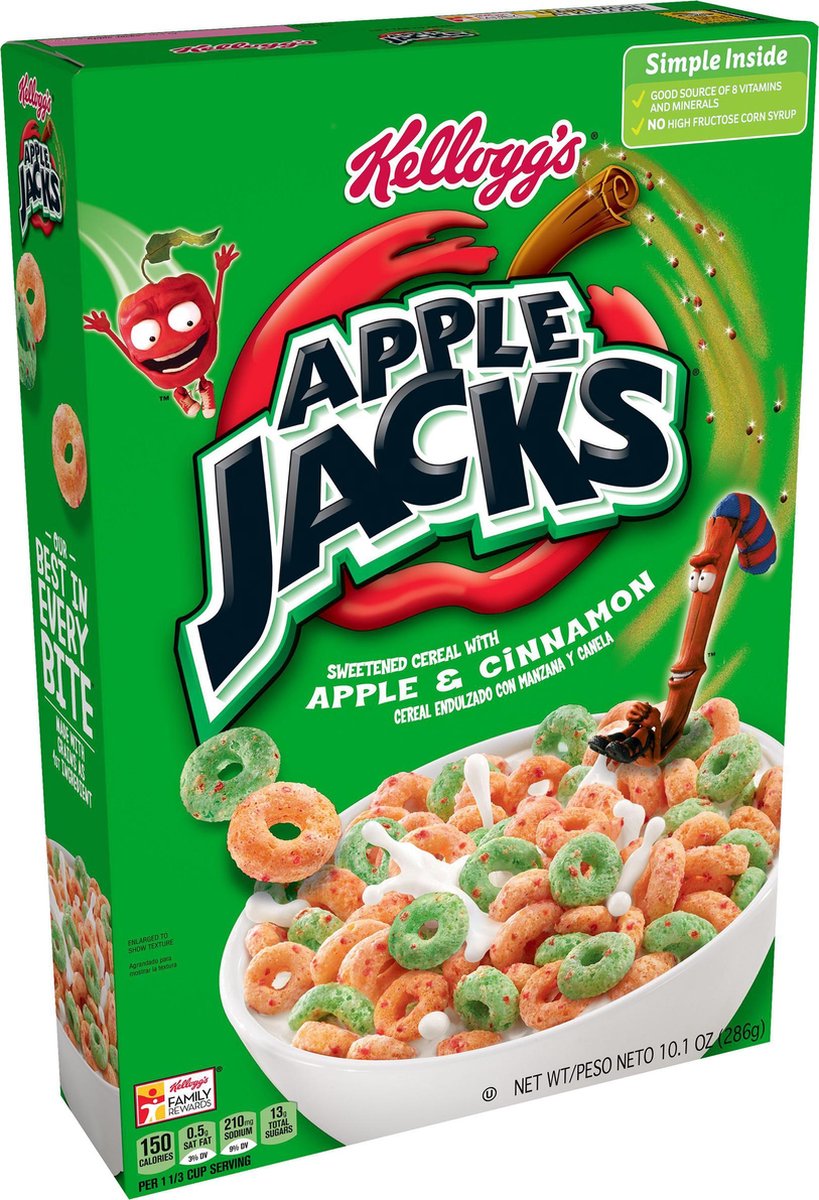 APPLE  JACKS  10.1 OZ / 286 GR