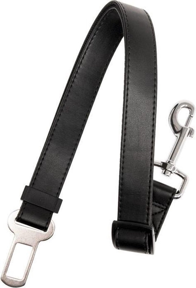 Flamingo Autogordel Verbindingsstuk Art Leather - Zwart - m